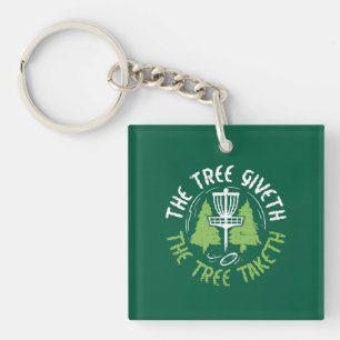 Disc Golf Disc Golf Player Gift Keychain