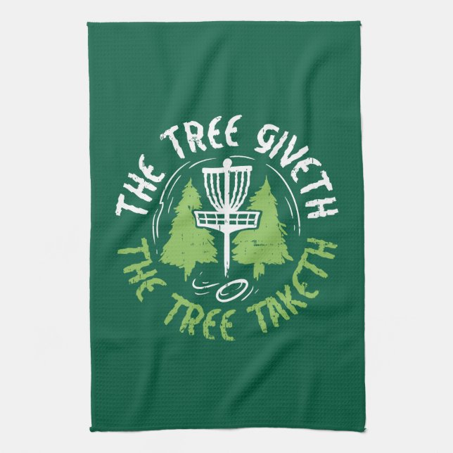 Disc Golf Disc Golf Player Gift Kitchen Towel (Vertical)