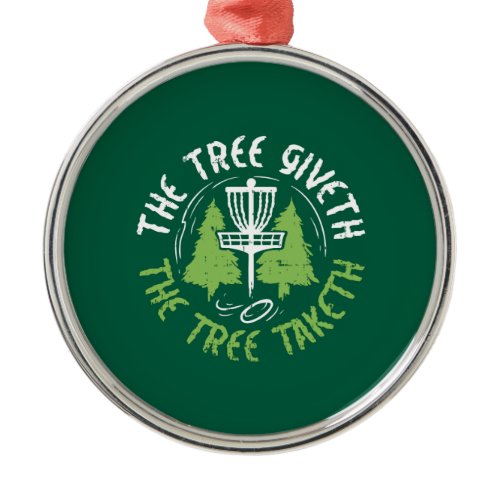 Disc Golf Disc Golf Player Gift Metal Ornament