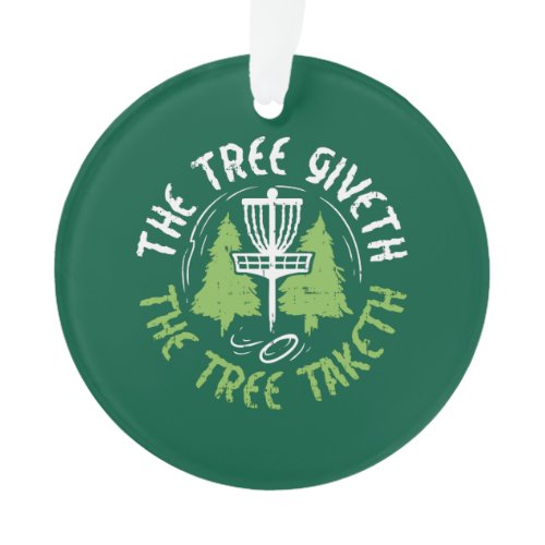 Disc Golf Disc Golf Player Gift Ornament