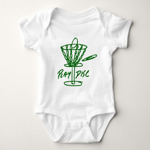 Disc Golf Discetch Classic Baby Bodysuit