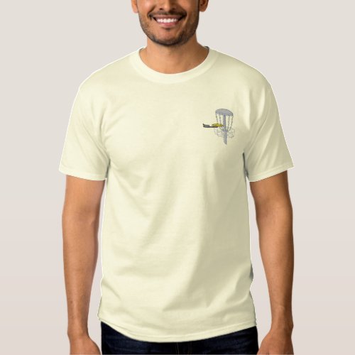 Disc Golf Embroidered T_Shirt