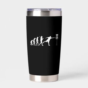 Disc Golf Evolution Disc Golf Gifts Insulated Tumbler