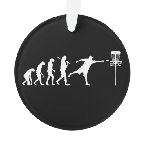 Disc Golf Evolution Disc Golf Gifts Ornament