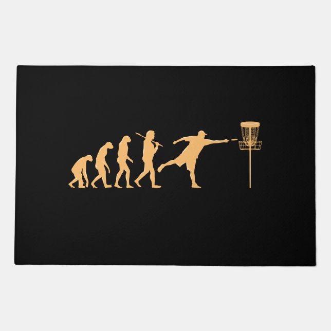 Disc Golf Evolution Doormat (Front)