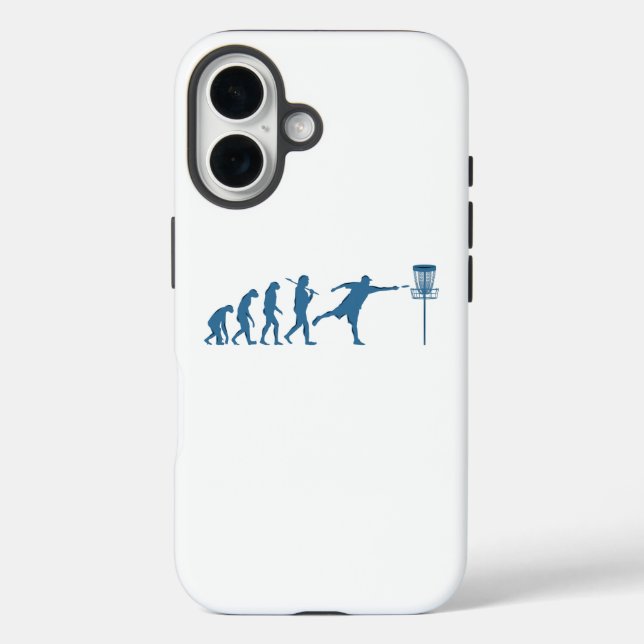 Disc Golf Evolution - Fun Gift for Disc Golfer Case-Mate iPhone Case (Back)