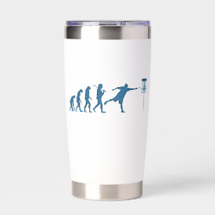Disc Golf Evolution - Fun Gift for Disc Golfer Insulated Tumbler