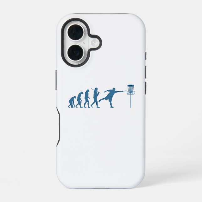 Disc Golf Evolution - Fun Gift for Disc Golfer Iphone Case (Back)
