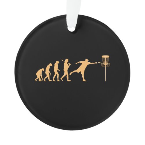 Disc Golf Evolution Ornament