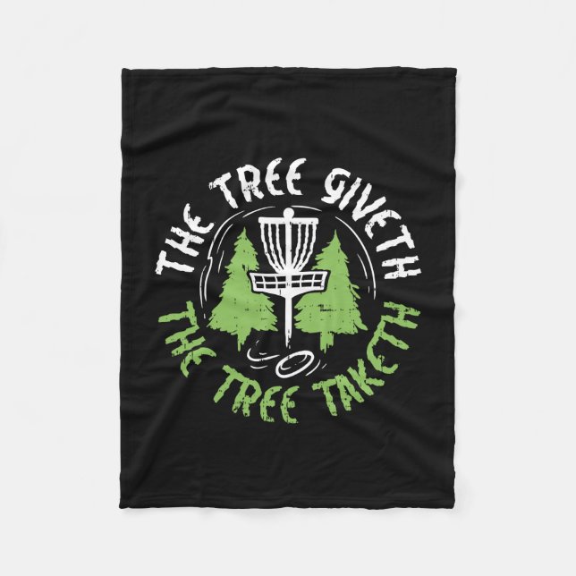 Disc Golf Fleece Blanket (Front)