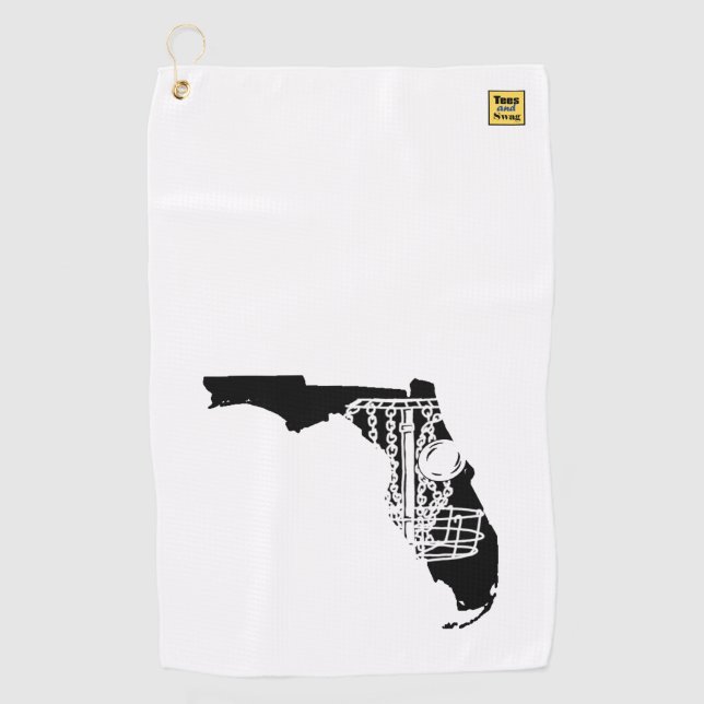 Disc golf Florida - towel for your disc golf bag. (Front)