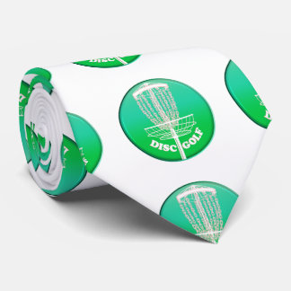 Disc Golf Frisbee Cage Neck Tie