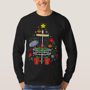 Disc Golf Frisbee Christmas Ornament Tree Funny Gi T-Shirt