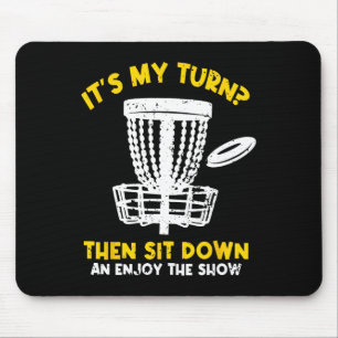 Disc Golf Frisbee Golf Funny Disc Golf Player Men  Mouse Pad