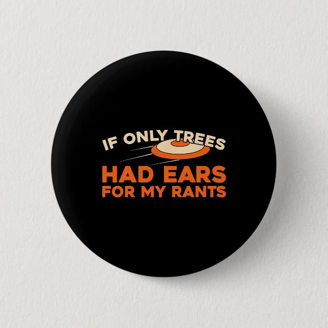 Disc Golf Frisbee Outdoor Sport - Tree _3  Button (Front)