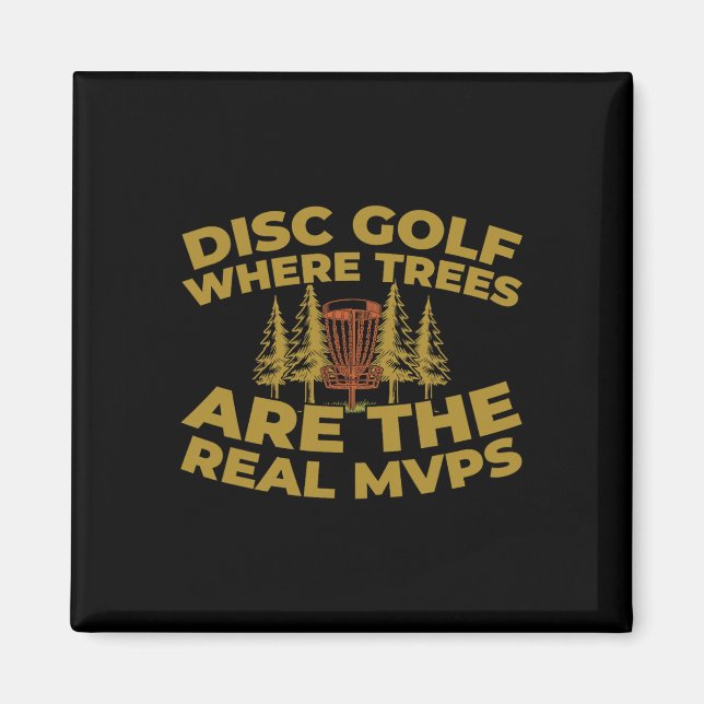 Disc Golf Frisbee - Outdoor Sport Tree _3  Magnet (Front)