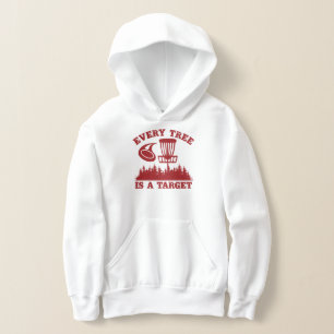 Disc Golf Funny Every Tree is a Target Hoodie
