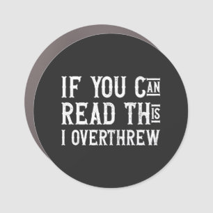 Disc Golf Funny Quote Funny Frisbee Lovers Car Magnet