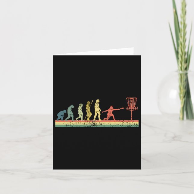 Disc Golf Funny Sports Gift  Card (Front)