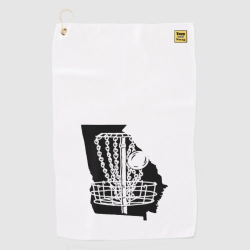 Disc golf Georgia _ towel for your discgolf bag