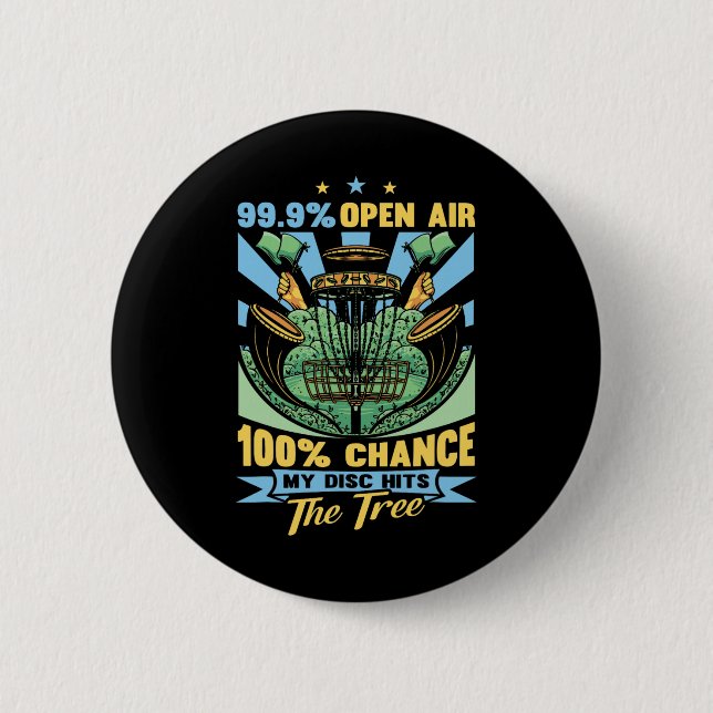 Disc Golf Gift Disc Golfer Stuff And Accessories F Button (Front)