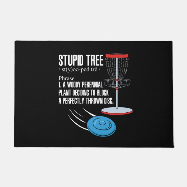 Disc Golf Gifts Doormat (Front)