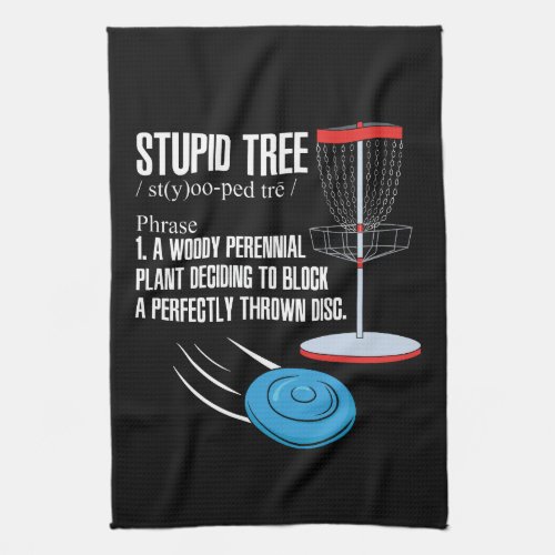 Disc Golf Gifts Kitchen Towel