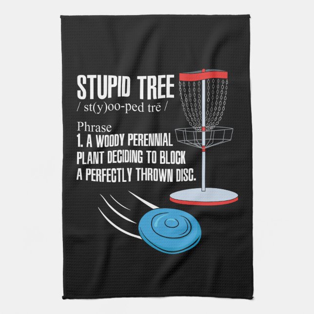 Disc Golf Gifts Kitchen Towel (Vertical)
