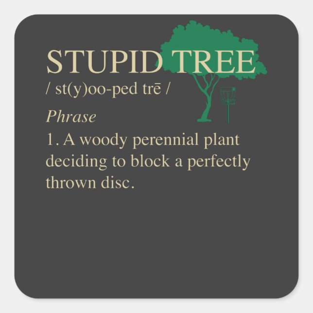 Disc Golf Gifts Square Sticker (Front)