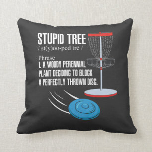 Disc Golf Gifts Throw Pillow