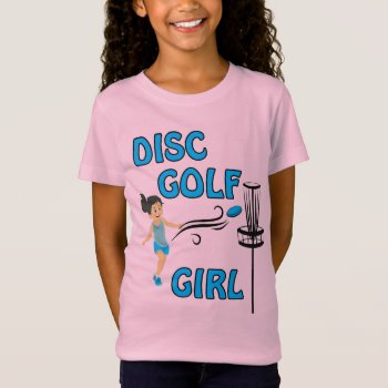 Disc Golf Girl Tshirt by ZAGHOO at Zazzle
