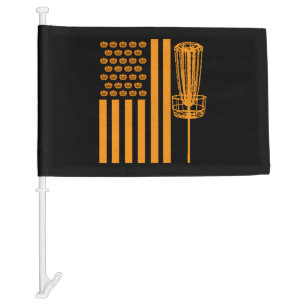 Disc Golf Halloween USA FLAG For DISCGOLF PLAYER