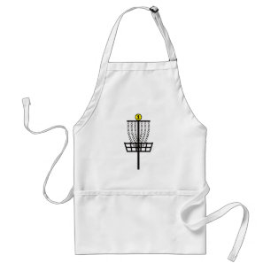 Disc Golf Hole Adult Apron
