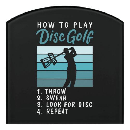 Disc Golf _ How To Play Disc Golf Door Sign