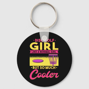 Disc Golf Is Cool Keychain