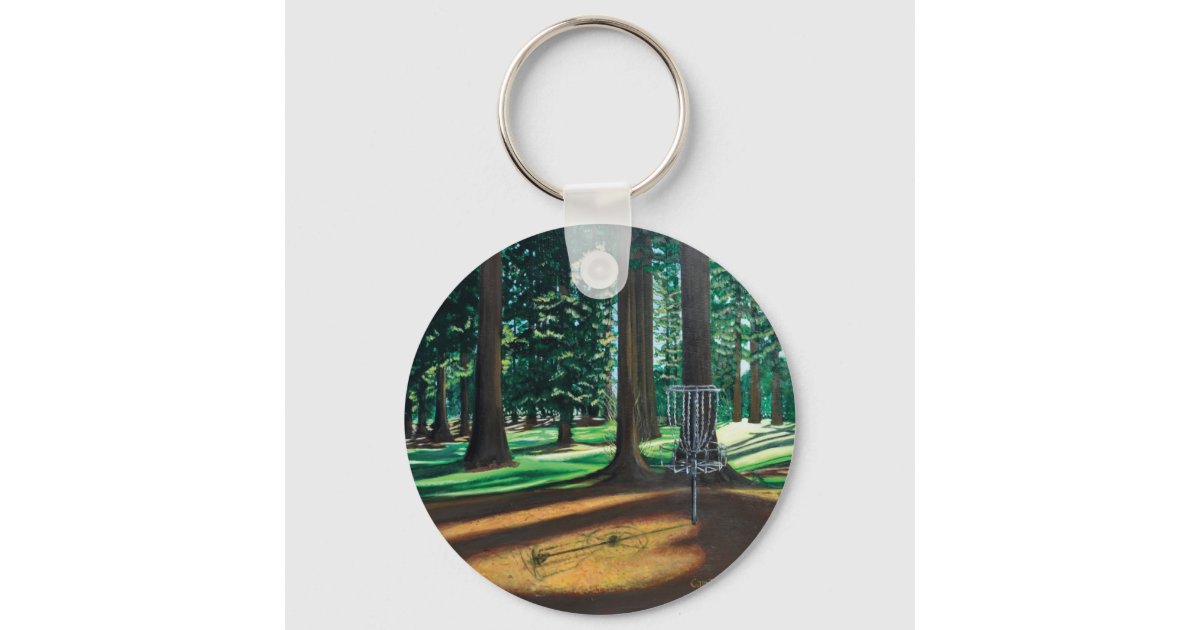 DISC GOLF KEYCHAIN Zazzle