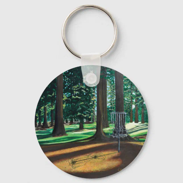 DISC GOLF KEYCHAIN Zazzle