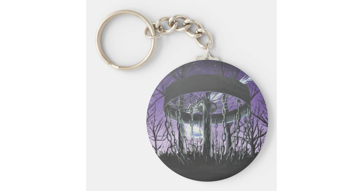disc golf keychain
