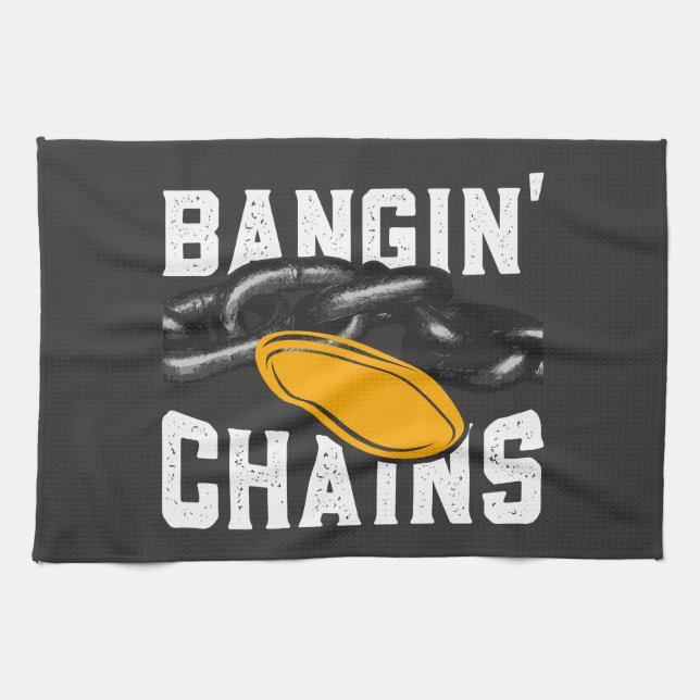 Disc Golf Kitchen Towel (Horizontal)