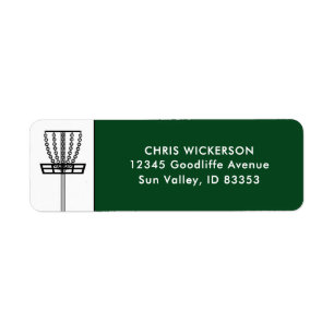 Disc Golf Label