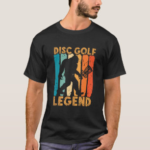 Disc Golf Legend Retro Frisbee Golf Frolf Flying D T-Shirt