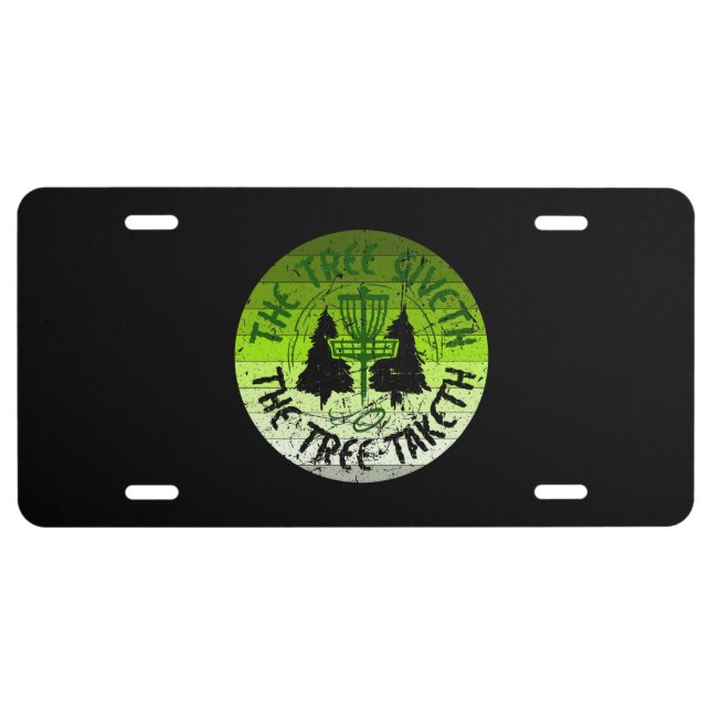 Disc Golf License Plate (Front)