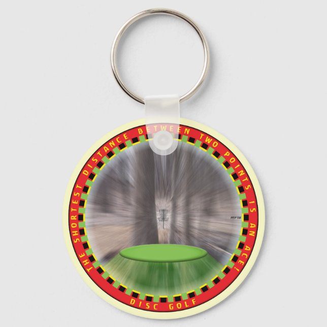 Disc Golf Logic #2 Keychain (Front)