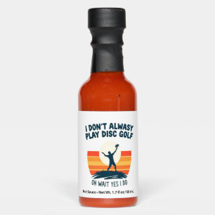 Disc Golf Lover T-Shirt Design Hot Sauces