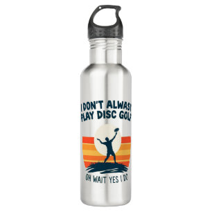 Disc Golf Lover T-Shirt Design Stainless Steel Water Bottle