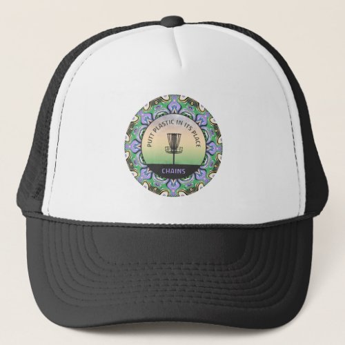 Disc Golf Mandala Trucker Hat