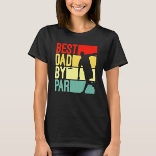 Disc Golf Men Best Dad By Par Disk Golf Vintage T-Shirt