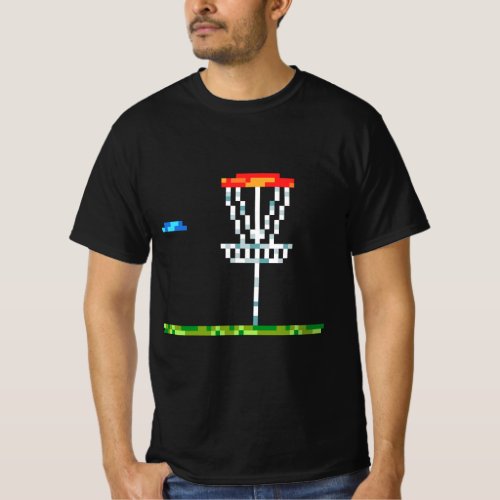 Disc Golf Men Disc Golf Tee 8 Bit Basket