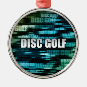 Disc Golf Metal Ornament