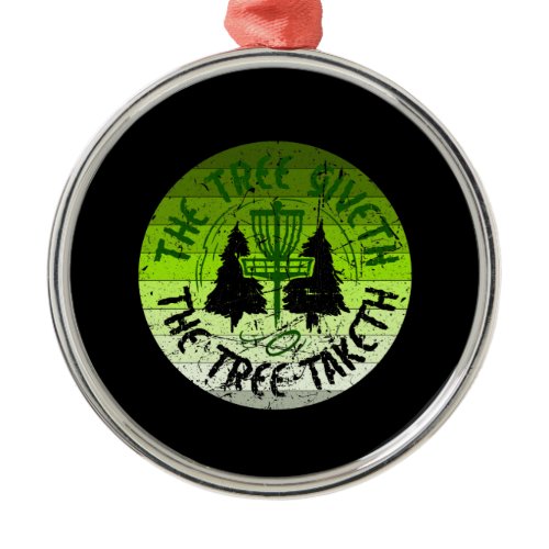 Disc Golf Metal Ornament
